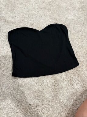 Strapless Black Tube Top